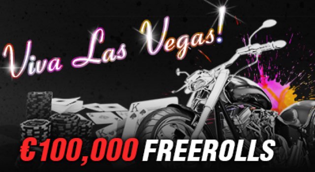 €100.000 WSOP Freerolls