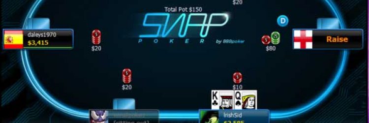 888poker: Snap Poker kurz vor der Veröffentlichung